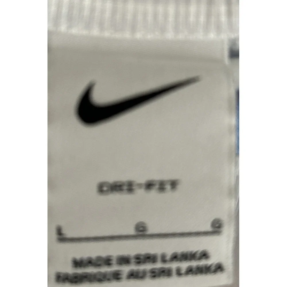 Nike Dri-Fit Long Sleeve Jersey Shirt Blue White Yellow Boy's Size Large‎
